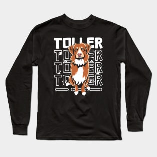 Toller Stand Nova Scotia Duck Tolling Retriever Long Sleeve T-Shirt